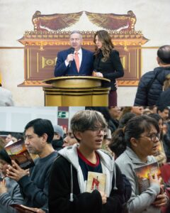 El obispo y el pueblo del Centro de Ayuda Cristiano oran por la reconstrucción familiar